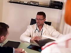 Sexy Sex-positive Redhead Nurse Valerie Rose Get Double Stuffed in The Medical Room 1920x1080 4000k