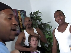Check out this milf active in an interracial gangbang that leaves her one messy bitch