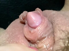 New hairy bush big clit vag close up compilation