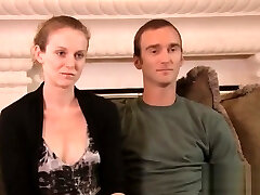Couples having foursome in swinger reality display