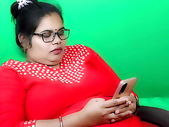 MUMBAI NAUGHTY GIRL Frigging IN Crimson DRESS AND GLASSES CLEAR HINDI AUDIO