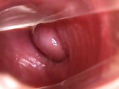 Blonde cutie pussy close up and speculum view