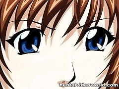 Cute hentai nurse poked on the floor