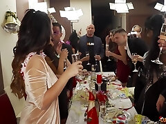 Hardcore dirty and muddy group fucky-fucky party with lot of sexy babes