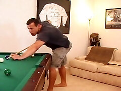 Her body is too super-fucking-hot for playing pool