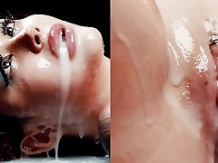 Monster Cumflation - All the way through - Purple Mega-slut in The Arcade Machine Part I