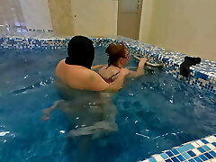 I got torn up in the pool