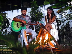 Night Outdoor Bonfire open hump at night with StarSudipa and Money-shots ( Hindi Audio )