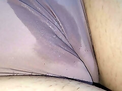 I spit and Fondle Amazing Cameltoe Pussy of My Friend's Wife