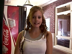 Sweetly sumptuous amateur pulls up her top and flashes her hooters