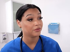 Ashlyn Peaks wearing nylon stockings gets nailed in missionary