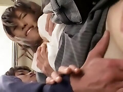 Exotic Chinese whore in Fabulous Fetish, Public JAV clip