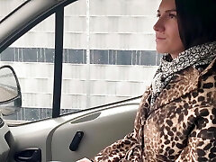 Casual sex with a truck driver in the forest