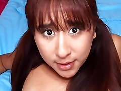 Bigass and smallboobs stepdaughter fucked in closeup Pov