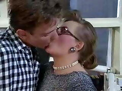 Busty Cougar In Glasses Jizzed In The Office