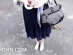 Nice boobs japanese milf fill her wet vag of hot creampie