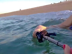 took my clothes off on a non-nude beach (and stroked)