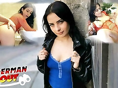 GERMAN SCOUT - TINY Girl MARIA PICKED UP FOR Harsh CASTING SEX