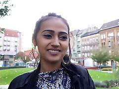 GERMAN SCOUT - Little LATINA TEEN EMMA PICKUP AND ROUGH FUCK