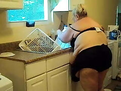 in kitchen maids outfit