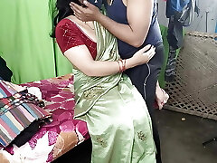 Virgin Bhabhi with big boobs was pounded by her friend on the couch