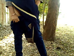 screwing stepsister in public risky sex in forest