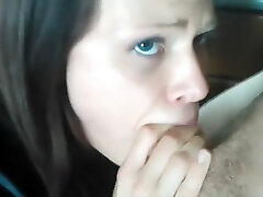 college female swallows his hot sperm