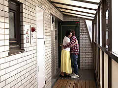 I, a Gentle Married Woman, Determined to Help the Virgin Neighbor Practice Sex and Creampies Since He Just Got a Gf