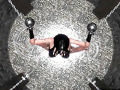 Cute Teen Trapped in a Well - Hardcore Metal Bondage Toon