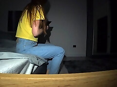 Real Cheating. Unfaithful Wifey Is Having Joy With Her Lover While Her Husband Is Not At Home. Anal Intercourse