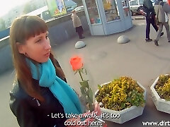 Ugly bitch gives a blowjob and gets fucked rear end style