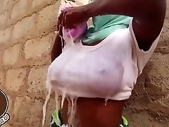 Horny, African Fellow Is Fucking His Neighbors Insatiable