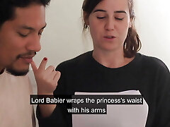 The roommates loser around while rehearsing a script.