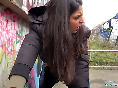 Public Agent Super-steamy creampie climax after outdoor steamy sex