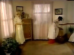 Lustful mistress seduces maid and makes her lick cootchie