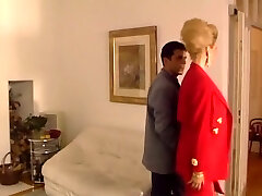 Insatiable and delicious brunette babe with huge jugs