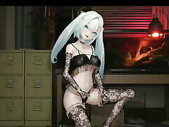Very Hot Teen In Sexy Lingerie Dancing 3D HENTAI