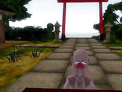 Shrine Maiden Boy Who Offers His Body