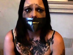 Goth Girl Big cartoon zick and sharko Gagged