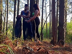 Big Black Dick Fucking The Married Woman In The Woods