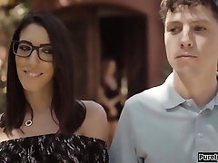 Wealthy Widow Is Seduced By Her Neighbor And She Titjob