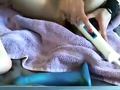 Asian Mom Nerrisas rough hitachi solo