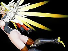 Mercy Floats Angellically With Her Tits and Ass Out