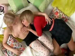 Blonde caroline andresen Lesbians Plus A Dildo