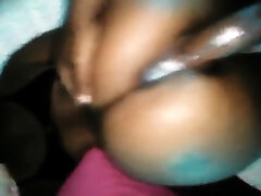 Ebony Slut Creaming and Screaming on a BBC