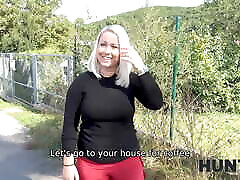 HUNT4K. Wonderful girl receives penis in pussy but hubby manages alone