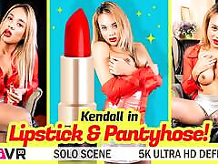 TRANSVR: Lipstick big munshi Pantyhose!