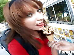 Icecream man fucked cute teen Beau Marie