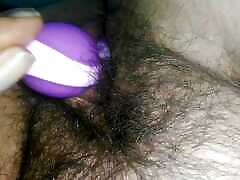 Willing slut gets it with love balls