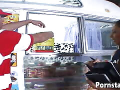 Ice cream truck sex with cute teen Alex Love